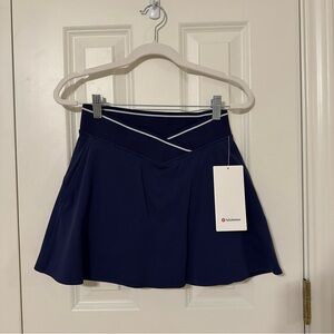 Lululemon V-Waist Mid-Rise Tennis Skirt NWT 4